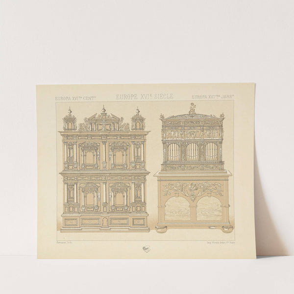 Mobilier – l’orgue (1876-1888) by Auguste Racinet