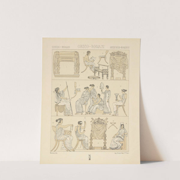 Mobilier;siéges divers (1876-1888) by Auguste Racinet