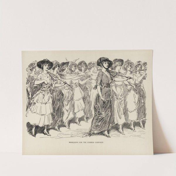 Mobilizing for the summer campaign (1916) by Charles Dana Gibson