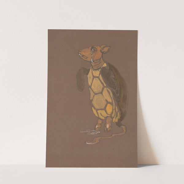 Mock Turtle (costume design for Alice-in-Wonderland, 1915) by William Penhallow Henderson