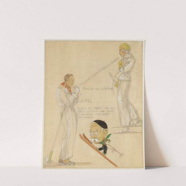 Mode des sports d’hiver by René Vincent