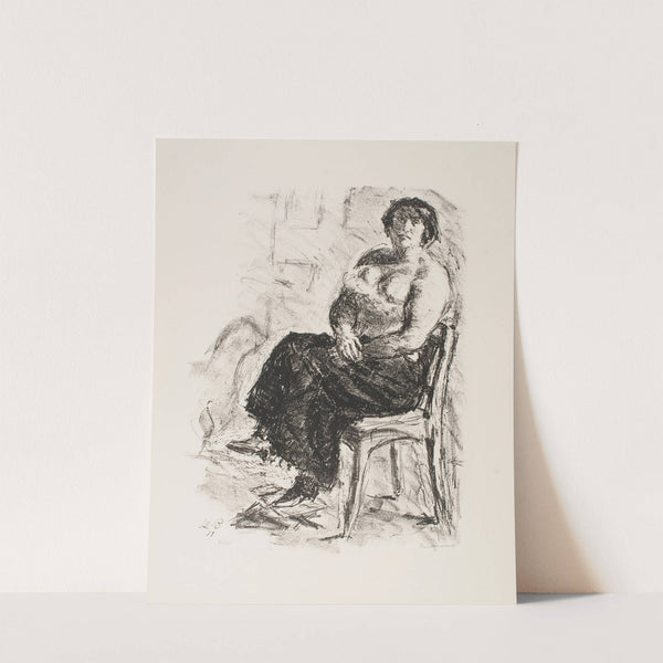 Model (1911) by Max Beckmann