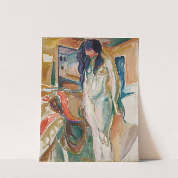 Model by the Wicker Chair (1919–21) by Edvard Munch