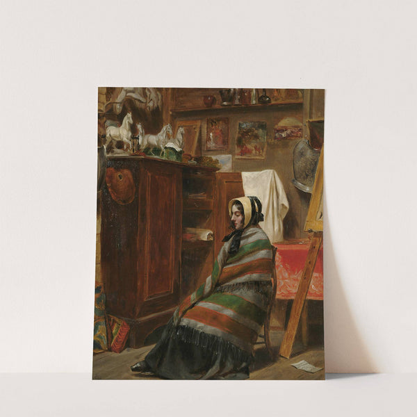 Model In A Cluttered Studio by William Powell Frith
