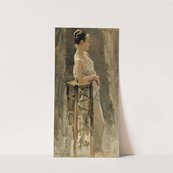 Model Study (1885) by Akseli Gallen-Kallela