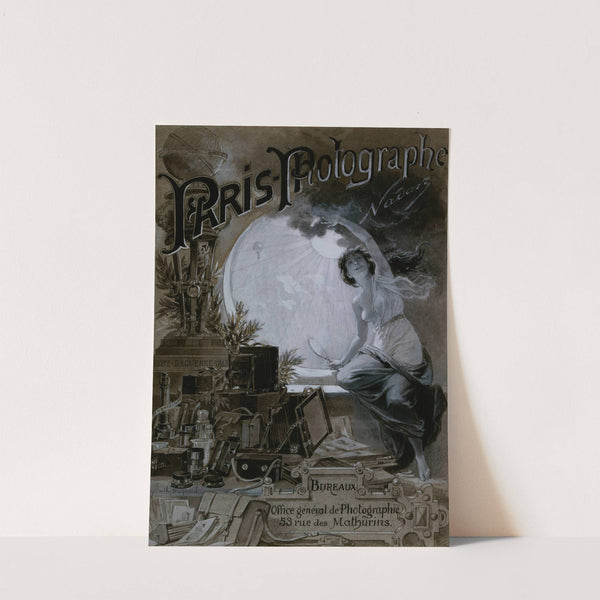 Modèle pour la couverture du journal Nadar Paris photographié by Émile-Antoine Bayard
