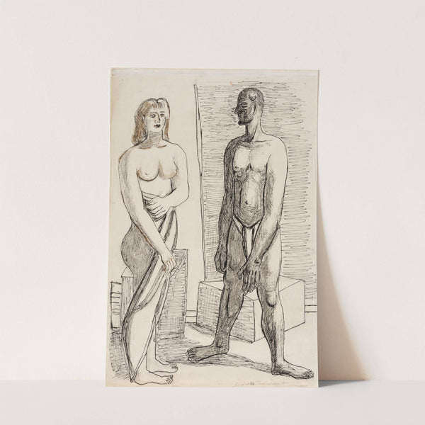 Modelle (1947) by Max Beckmann