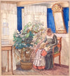 Moder og barn ser billeder (Anna og Hans Syberg) (1895 - 1896)