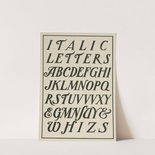 Modern American Italic Capitals by Frank Chouteau Brown