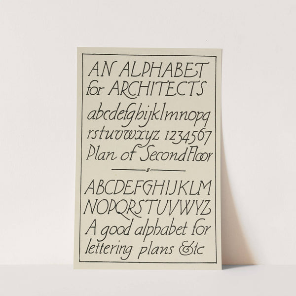 Modern American Italics for plans etc by Frank Chouteau Brown