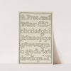 Modern American Small Letters 3 by Frank Chouteau Brown
