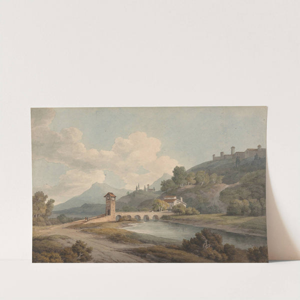 Modern Bridge at Narni by Francis Towne