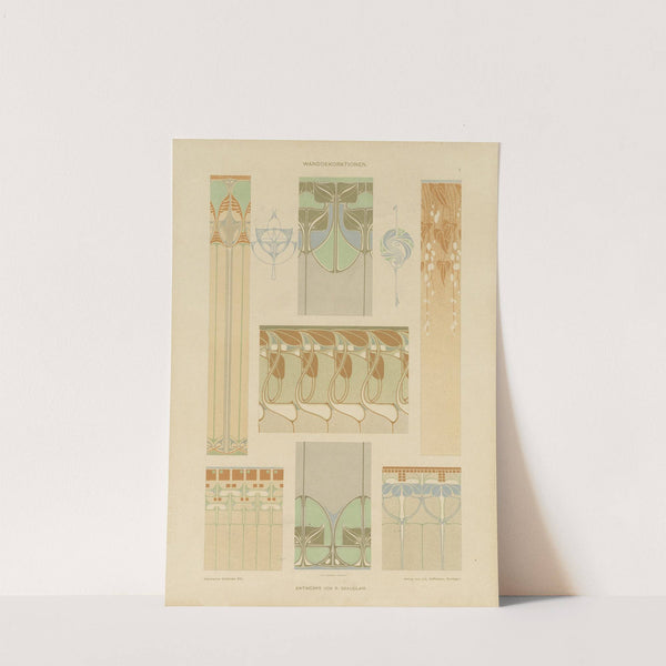 Modern decorative art Vol. I Pl.10 by Paul Wenzel (Publisher)