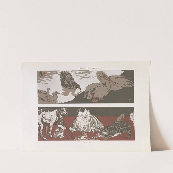 Modern decorative art Vol. I Pl.25 by Paul Wenzel (Publisher)