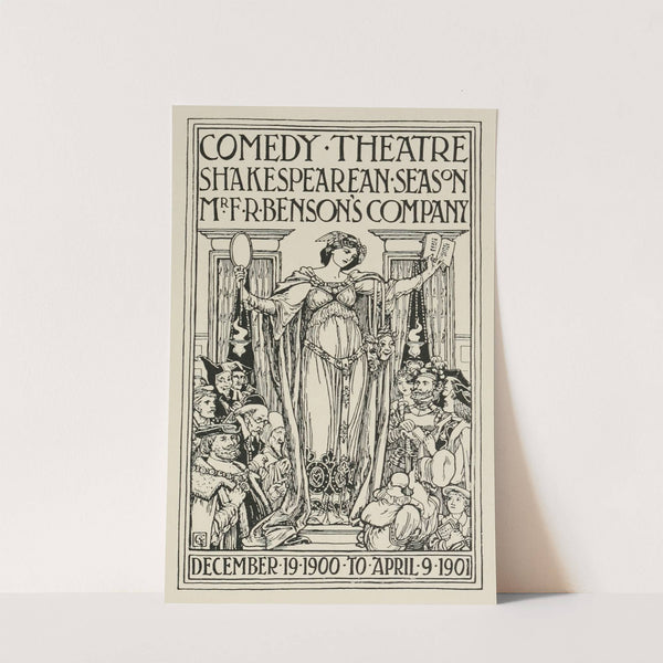 Modern English Poster by Frank Chouteau Brown