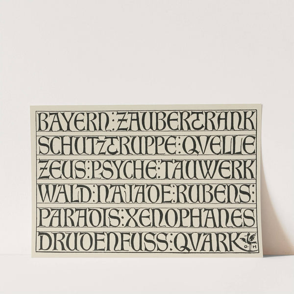 Modern German Capitals 1 by Frank Chouteau Brown