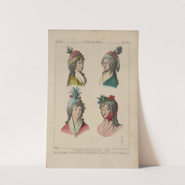 Modes Berlinoises. 1795 by Raphaël Jacquemin