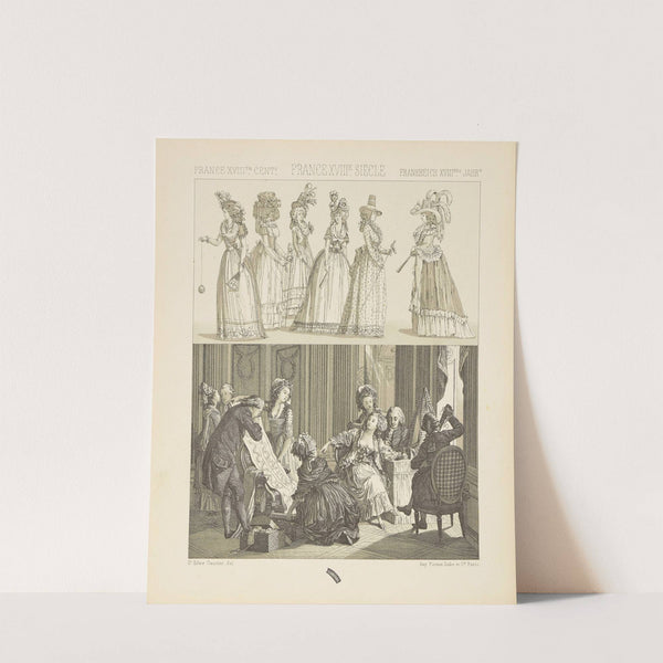 Modes feminines du regne de Louis XVI (1876-1888) by Auguste Racinet