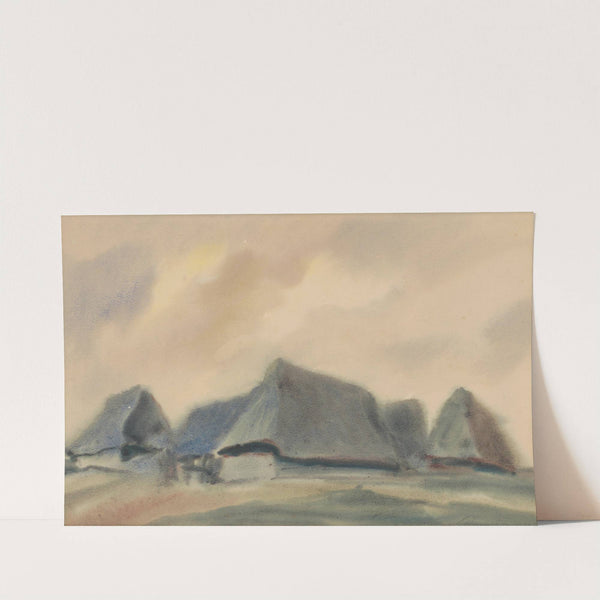 Modré chalupy by Zolo Palugyay