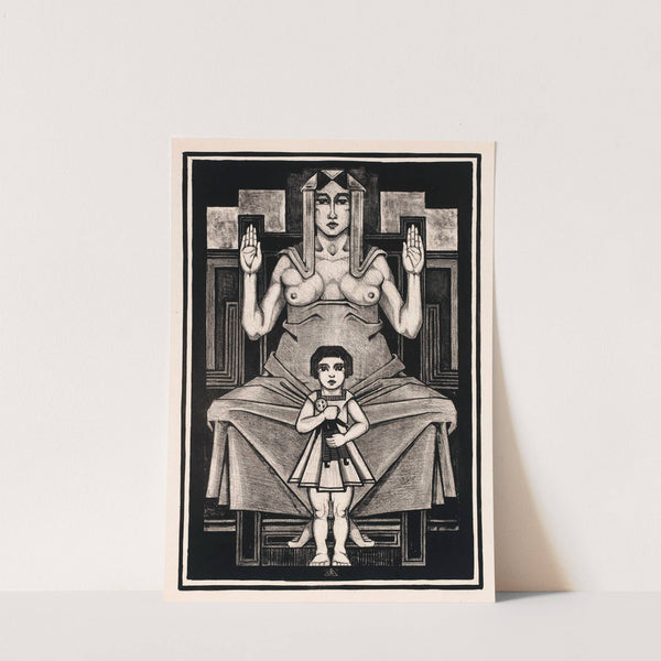 Moeder met kind by Henk Schilling