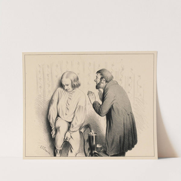 Mœurs commerciales et industrielles.1.C’est le maudit pied droit qui est trop étroit by Charles-Joseph Traviès de Villers