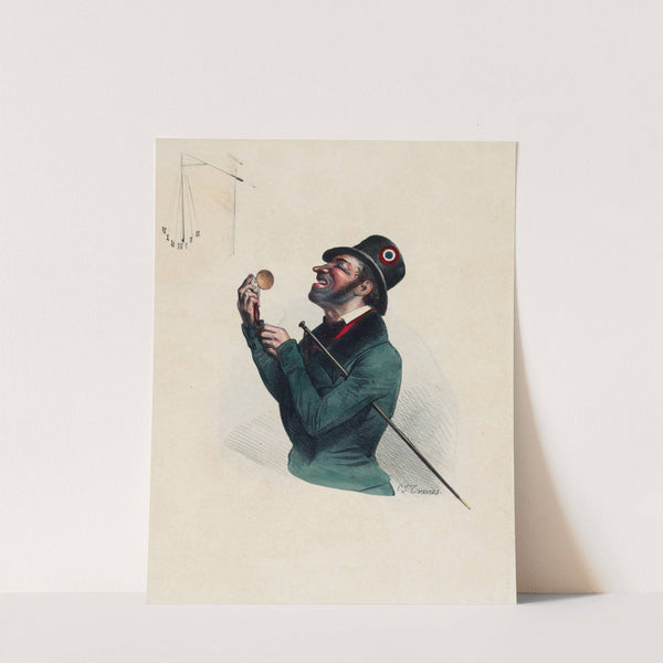 Moi, je me règle toujours au soleil by Charles-Joseph Traviès de Villers