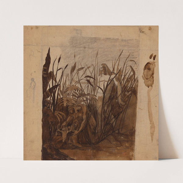 Moïse sauvé des eaux (19th century) by François-Léon Benouville