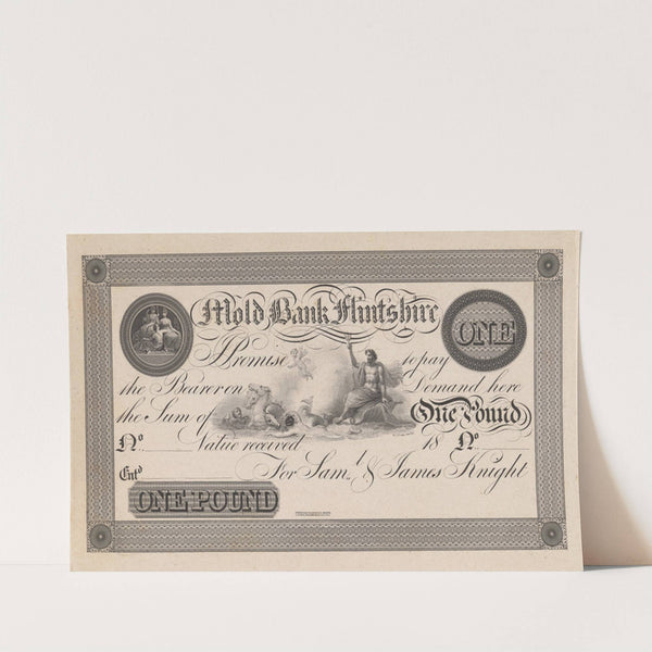 The British Linen Company, Edinburgh, one hundred pound note (1820-1829) by Perkins & Heath