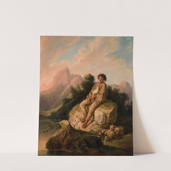 Moldavian Bagpipe-Player (1857) by Korneli Szlegel