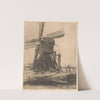 Molen aan het water bij Leiden (1888-1934) by Willem Adrianus Grondhout