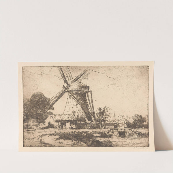 Molen bij Den Haag (1915) by Willem Adrianus Grondhout