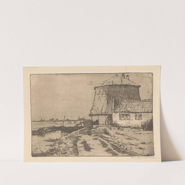 Molen zonder wieken in Voorburg (1888-1934) by Willem Adrianus Grondhout