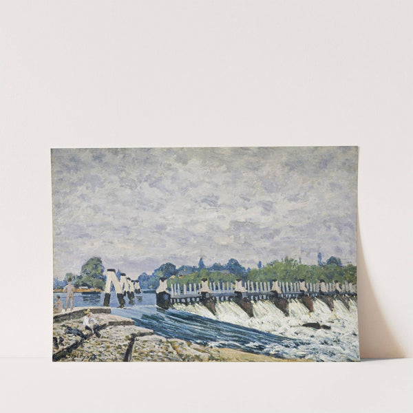 Molesey Weir, Hampton Court (1874) by Alfred Sisley