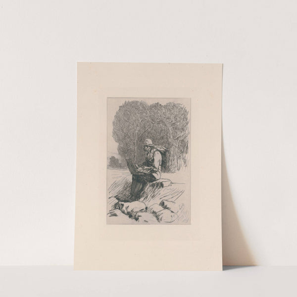 Mon ami Lesly (1875) by Félicien Rops