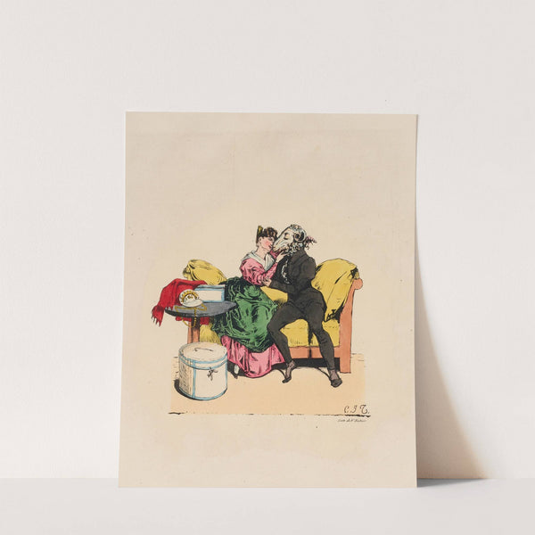 Mon bon. nous sommes faits l’un pour l’autre by Charles-Joseph Traviès de Villers