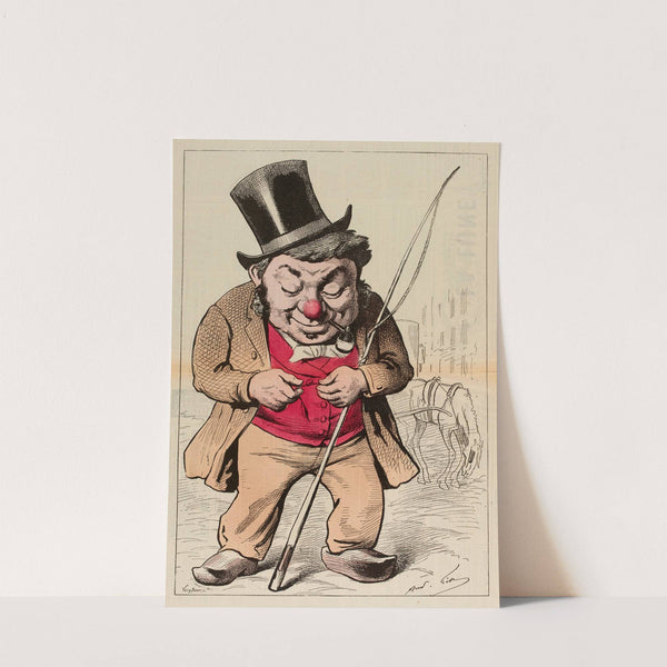 Mon cocher (1877) by André Gill