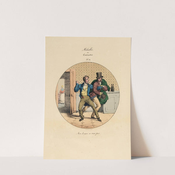 Mon dragon ne veut pas (1829) by Edmé Jean Pigal