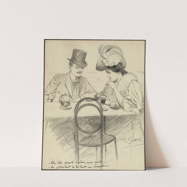 Mon rêve serait d’avoir une auto. – En attendant si tu veux un chauffeur by Fernand Louis Gottlob