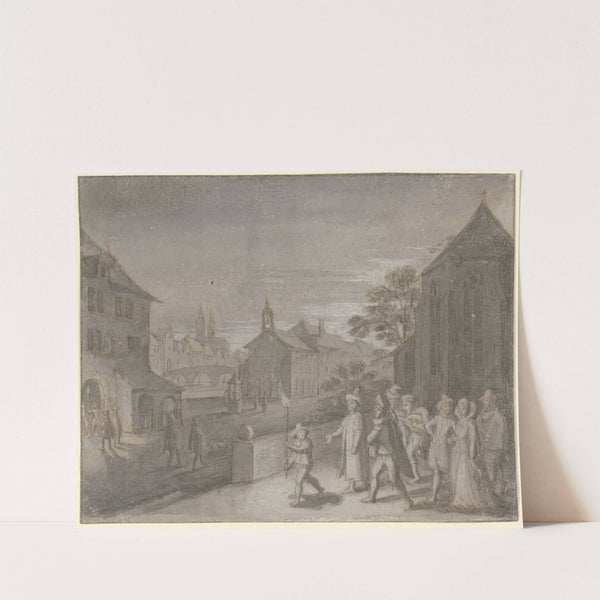 Monatsbild Februar (ca 1622) by Matthäus Merian the elder