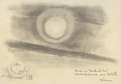 Mond am Vorabend der Mondfinsternis vom 26.9.31.