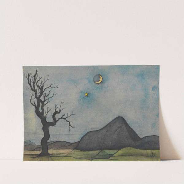 Mond und Venus by Karl Wiener