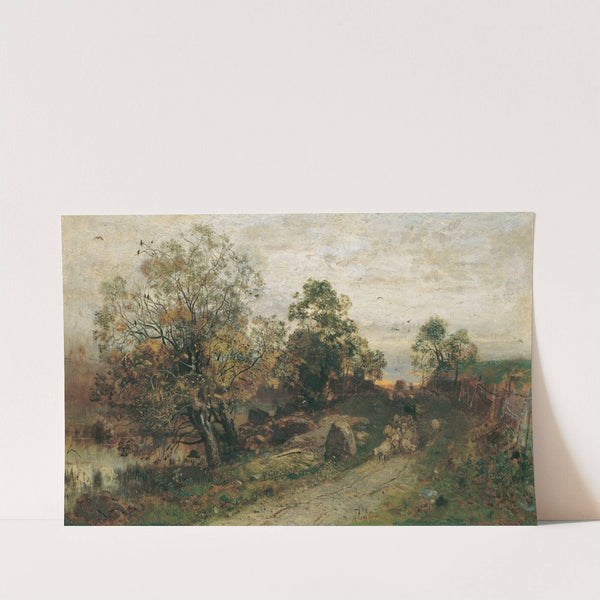 Mondaufgang (before 1895) by Eugen Jettel