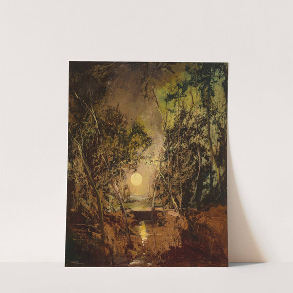 Mondaufgang by Anton Müller-Wischin