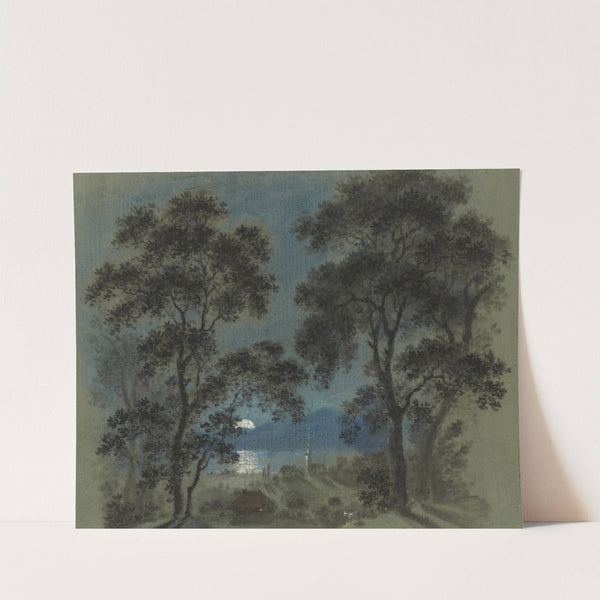 Mondaufgang am Thunersee (1915-1945) by Franz Niklaus König