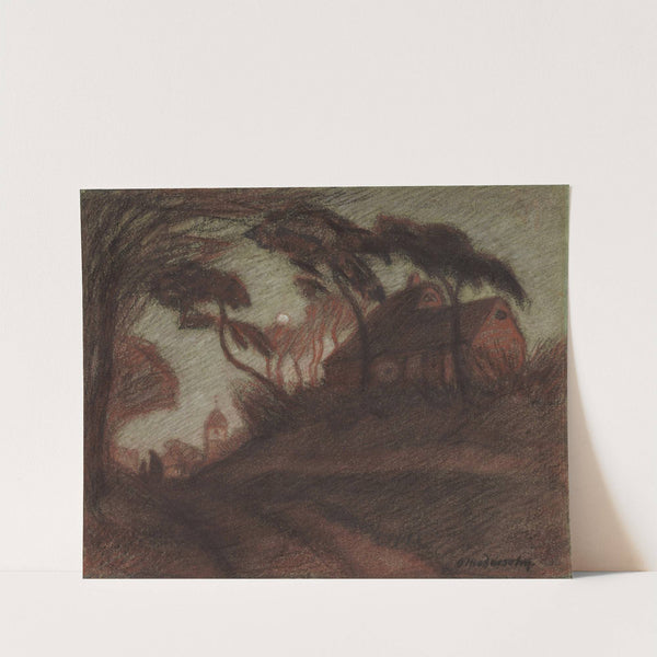 Mondaufgang in Worpswede (1900) by Otto Modersohn