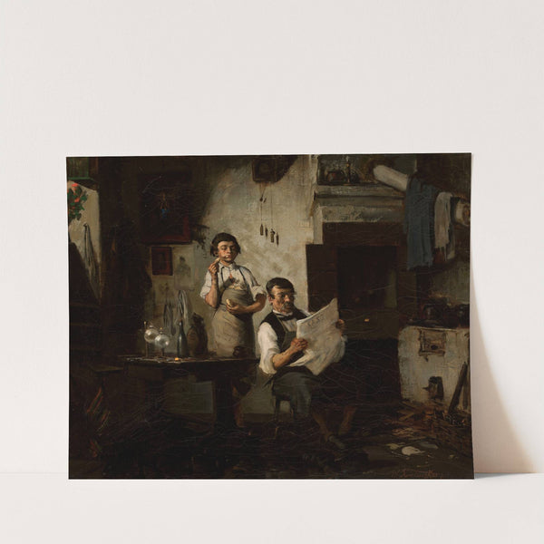 Monday morning blues (1881) by Wacław Józef Koniuszko
