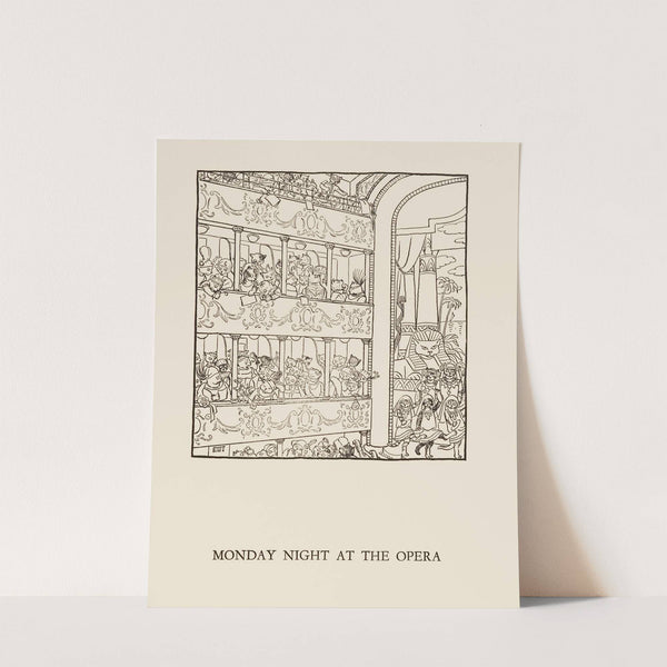 Monday night at the opera by William Ely Hill