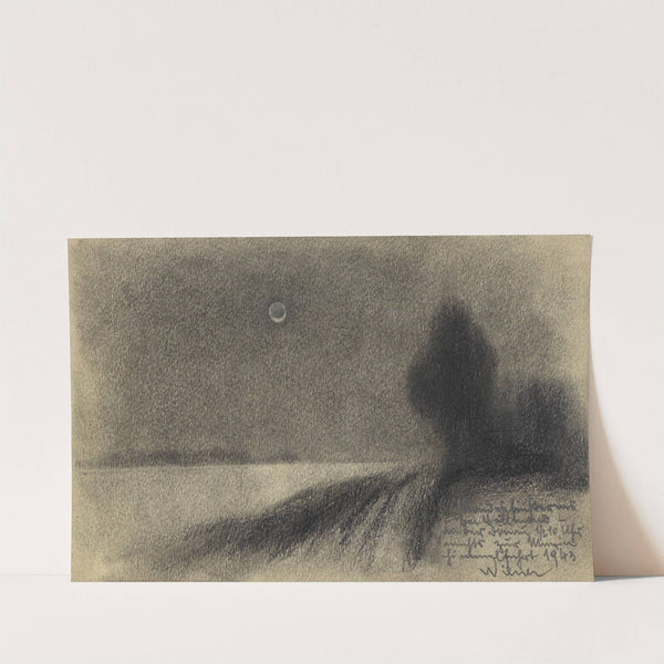 Mondesfinsternis bei Vollmond - an der Donau by Karl Wiener