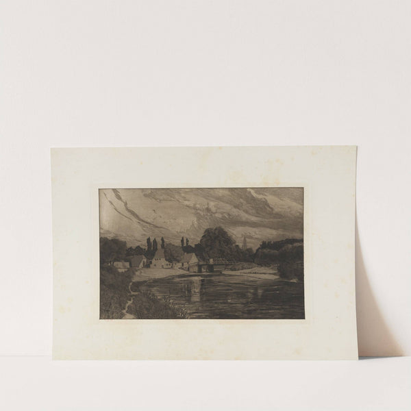 Mondnacht (Vier Landschaften, Opus VII, Blatt 3) (1883) by Max Klinger