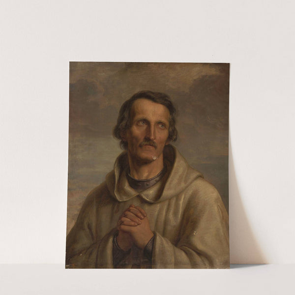 Monk – pilgrim by Aleksander Lesser